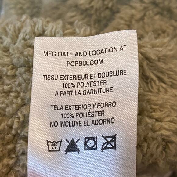 Patagonia Los Gatos Zip Up Fleece Vest Womens M Khaki Outdoor Slow Fashion Fuzzy - Picture 9 of 13